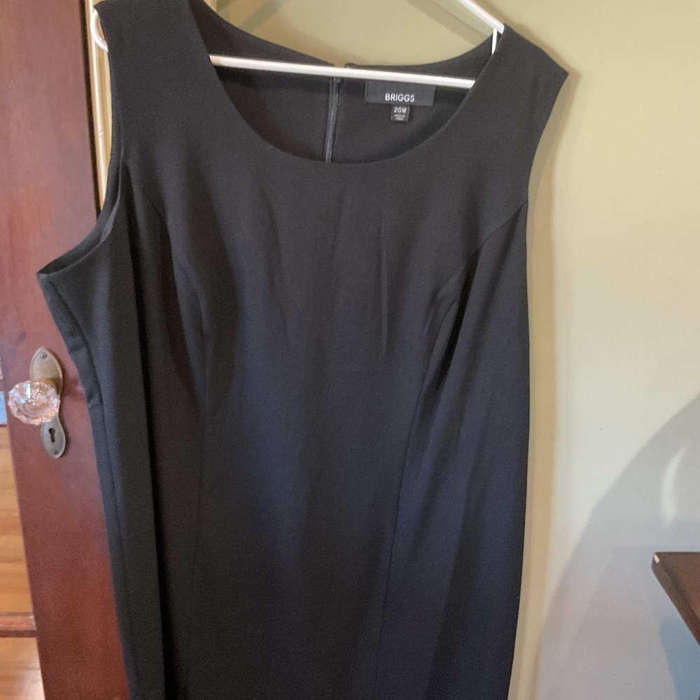 Black sheath dress